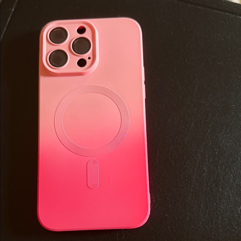 Pink Gradient Phone Case 14 PRO MAX